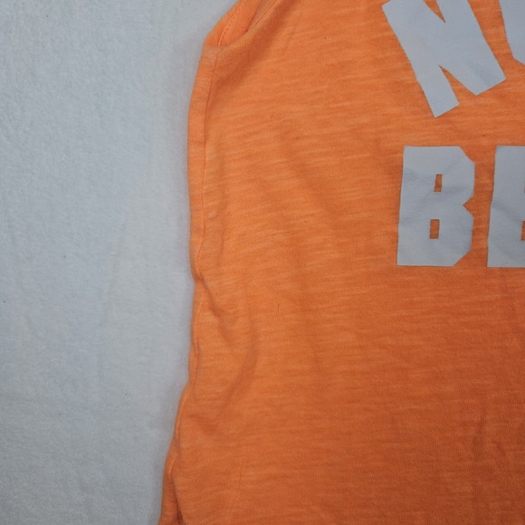 PINK Victorias Secret Womens Sz XS Neon Orange Tank Top No Basic Beaches - Picture 7 of 16